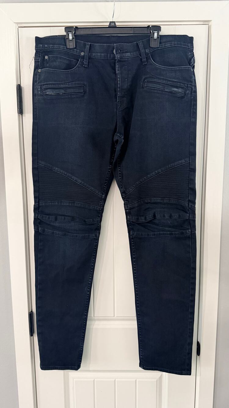 Hudson Jeans Skinny Men's Denim Dark Blue $245 Size 38/32